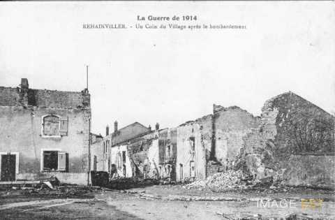 Rehainviller en ruines (Meurthe-et-Moselle)